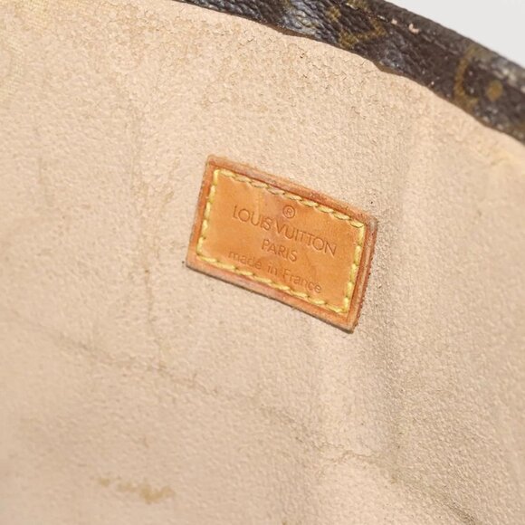 LOUIS VUITTON Monogram Sac Plat Hand Bag M51140 LV Auth - Picture 4 of 16